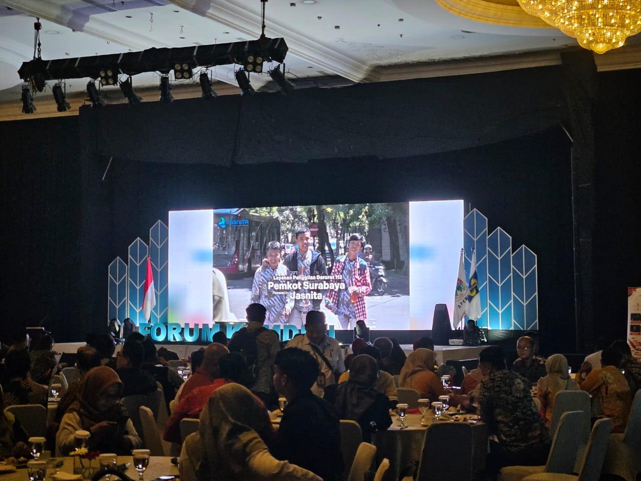JAST Supports the 2025 APEKSI National Forum with Endorsement of  Emergency Call Service 112 Surabaya 